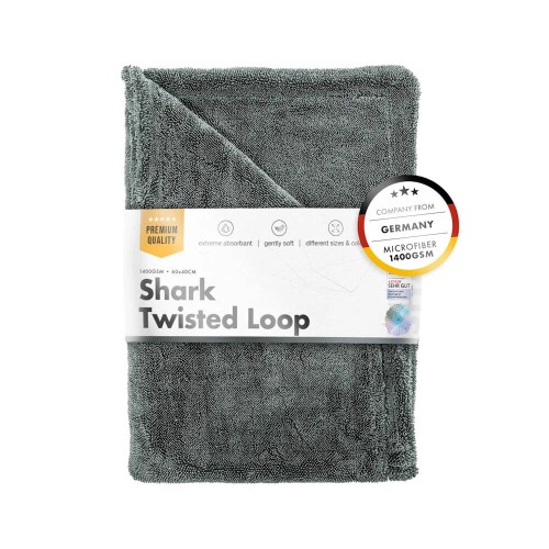 Microfiber Drying Towel 1300 GSM Grey, ультраабсорбирующее микрофибровое полотенце серое