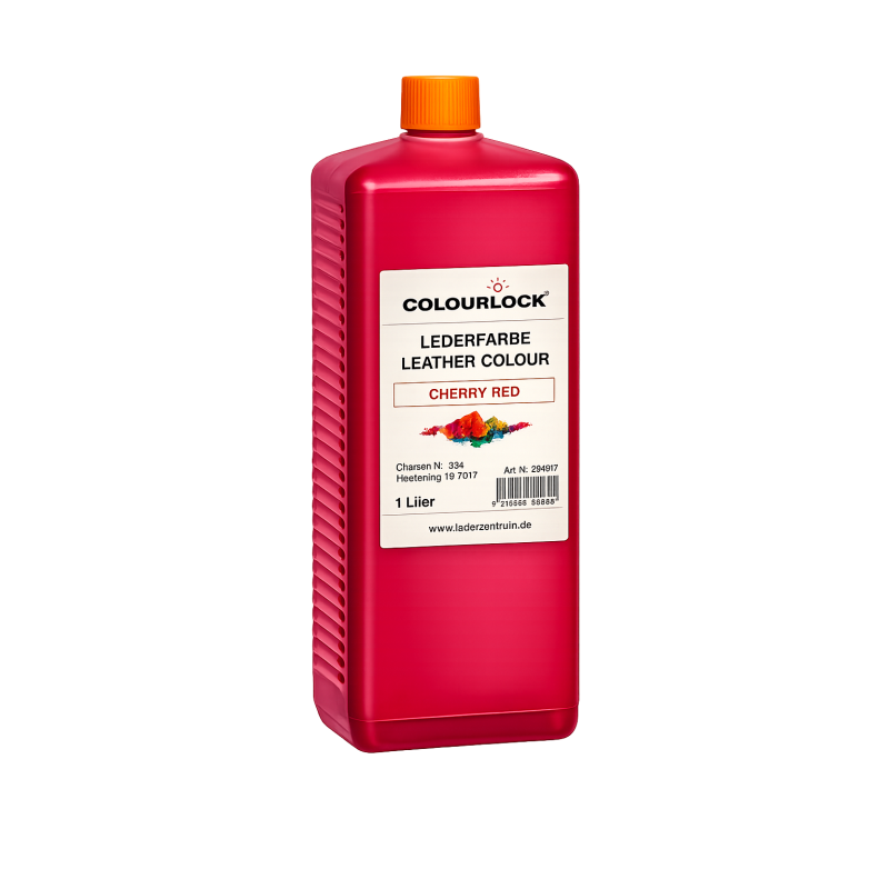 Leather Colour Cherry Red 1L Leather Colour Cherry Red 1L