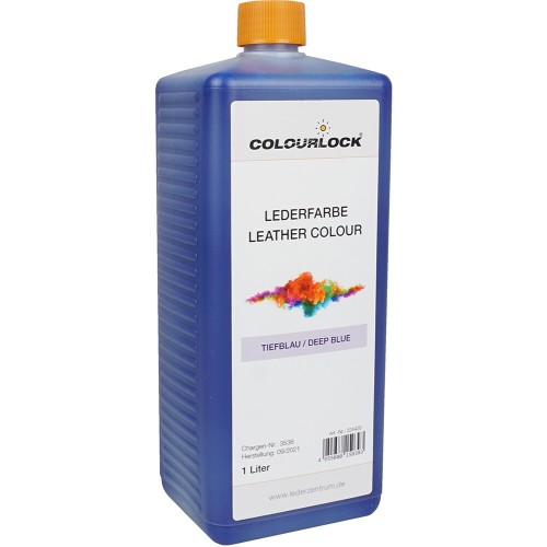 Leather Color Deep Blue 1L