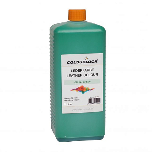 Leather Colour Green 1L