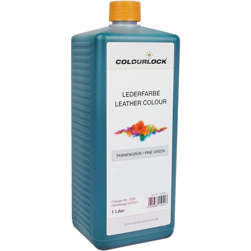 Leather Colour Pine Green 1L