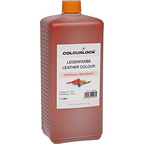 Leather Colour Red Brown 1L