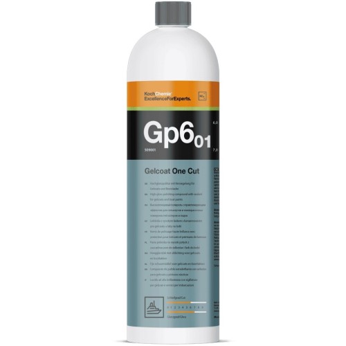 Gp6.01 - Gelcoat One Cut 1L– Одношаговая Полировальная Паста Для Гелькоута