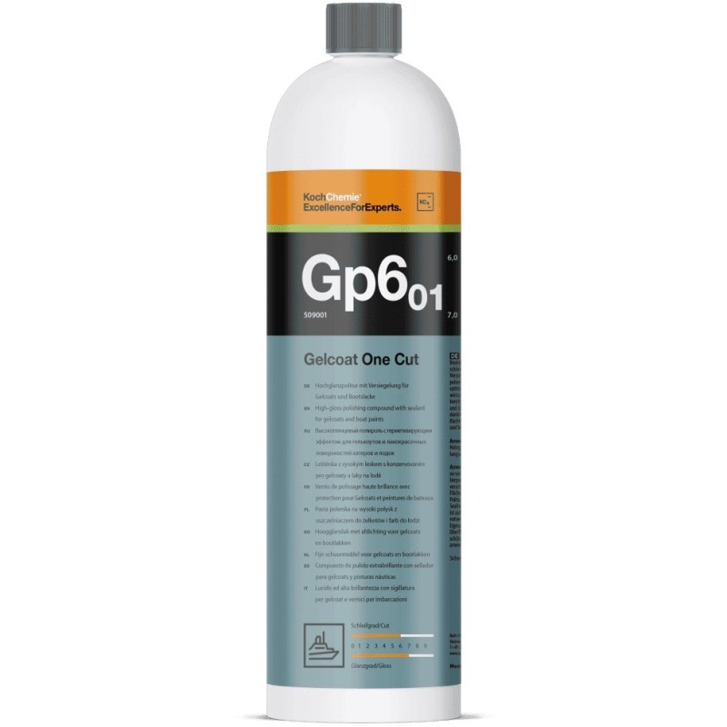 Gp6.01 - Gelcoat One Cut 1L– Одношаговая Полировальная Паста Для Гелькоута Gp6.01 - Gelcoat One Cut 1L– Одношаговая Полировальная Паста Для Гелькоута