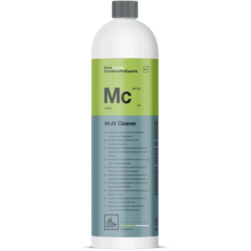 Multi Cleaner 1L, Универсальный раствор для очистки внутренних и внешних поверхностей лодок-KCxMARINE-Mc Multi Cleaner 1L, Универсальный раствор для очистки внутренних и внешних поверхностей лодок-KCxMARINE-Mc